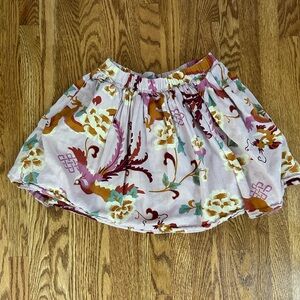Tea Collection Lavender Floral Skirt Size 6